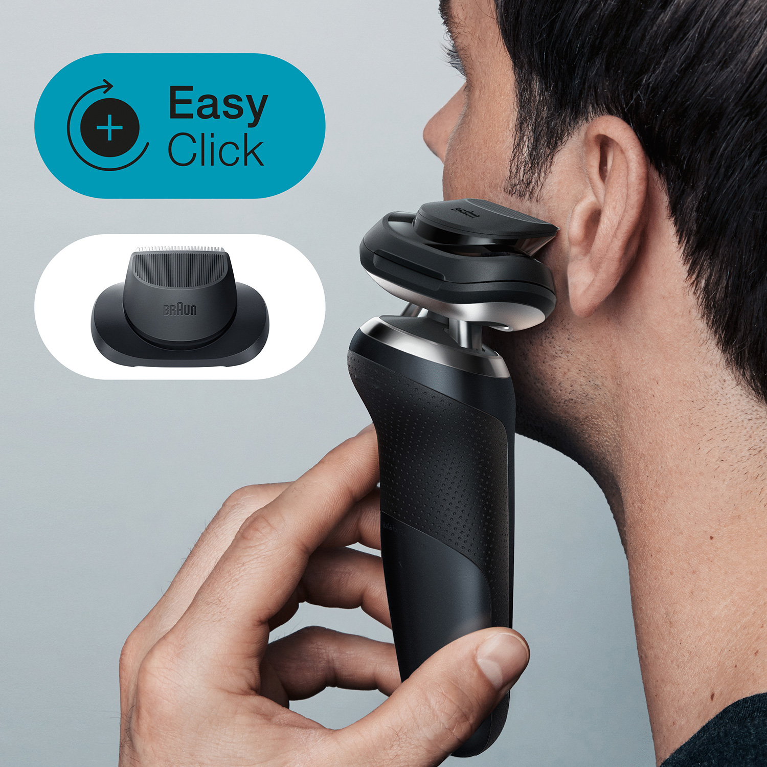 Braun Series 7 71-N7200cc Foil shaver Trimmer Black – image 5