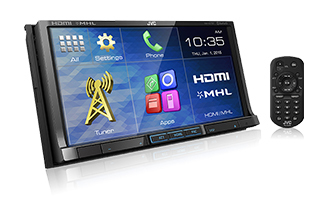 JVC KW-V51BT car media receiver Black