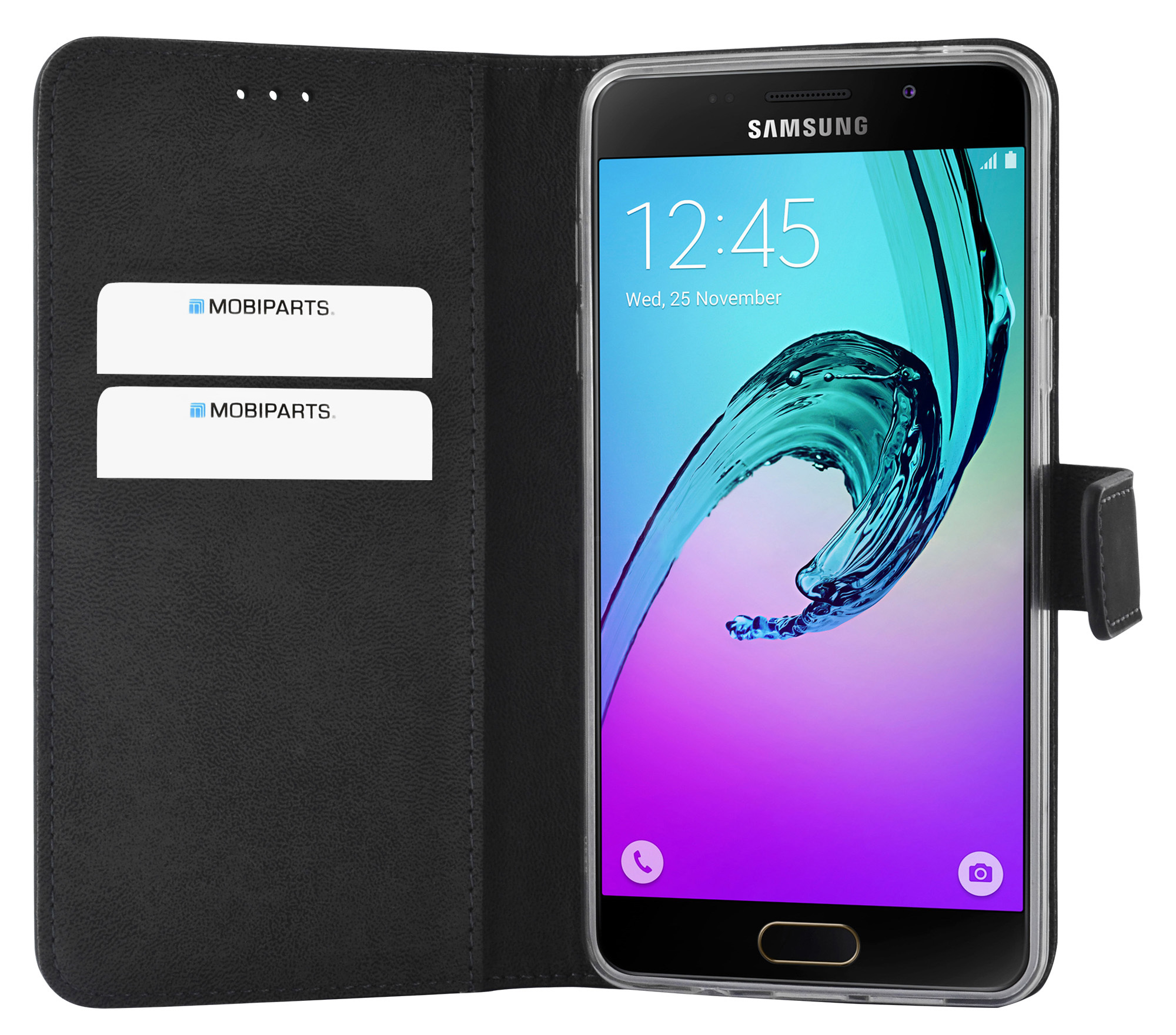 Mobiparts Premium Wallet TPU Case Samsung Galaxy A5 (2016) Black – image 4