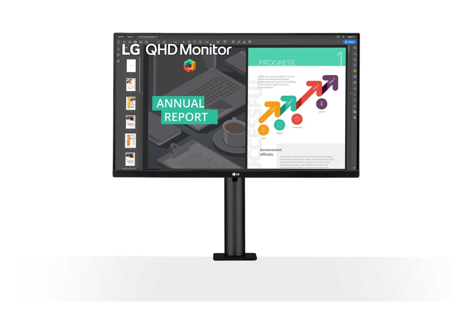 LG 27QN880 computer monitor – image 2