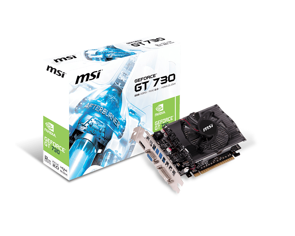 MSI N730-2GD3 graphics card NVIDIA GeForce GT 730