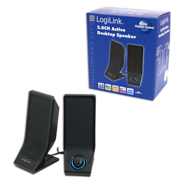 LogiLink SP0027 loudspeaker 1-way Black Wired – image 2