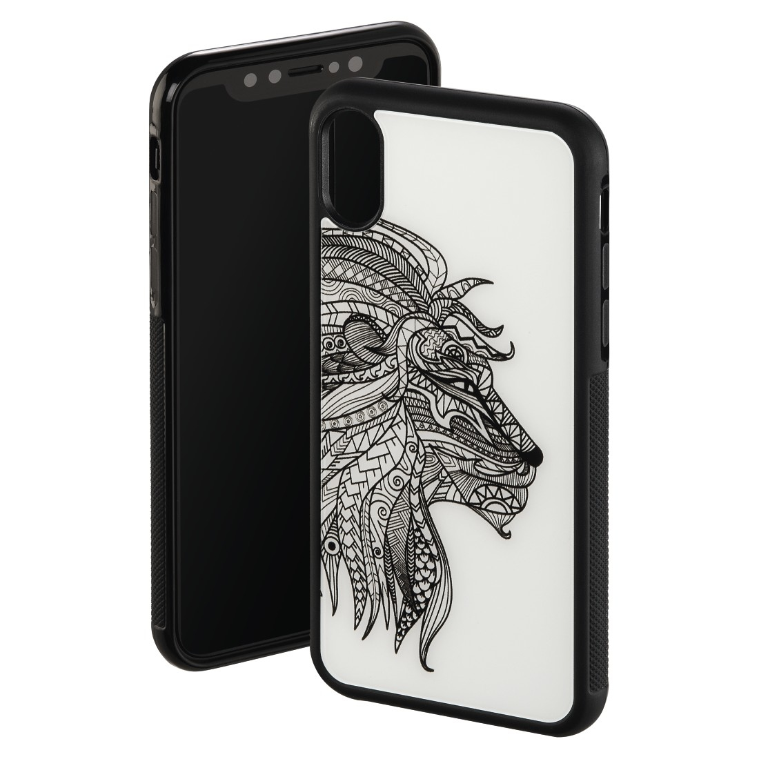 Hama Aslan mobile phone case Cover Black, White – image 1