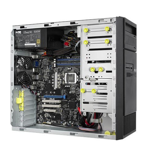 ASUS TS100-E10-PI4 Full-Tower Black, Metallic Intel C242 LGA 1151 (Socket H4) – image 3