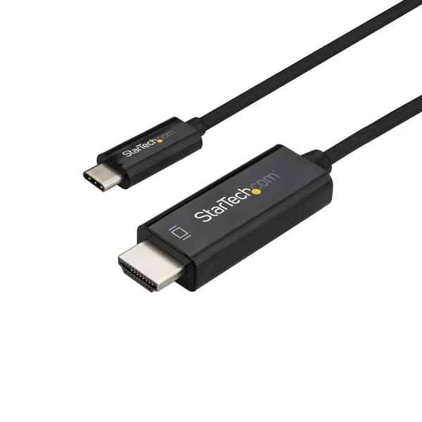 StarTech.com Câble USB C vers HDMI 6 pieds (2 m), câble adaptateur vidéo US...