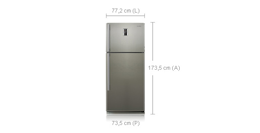 Samsung RT59ZBPN Freestanding Platinum, Stainless steel – image 3