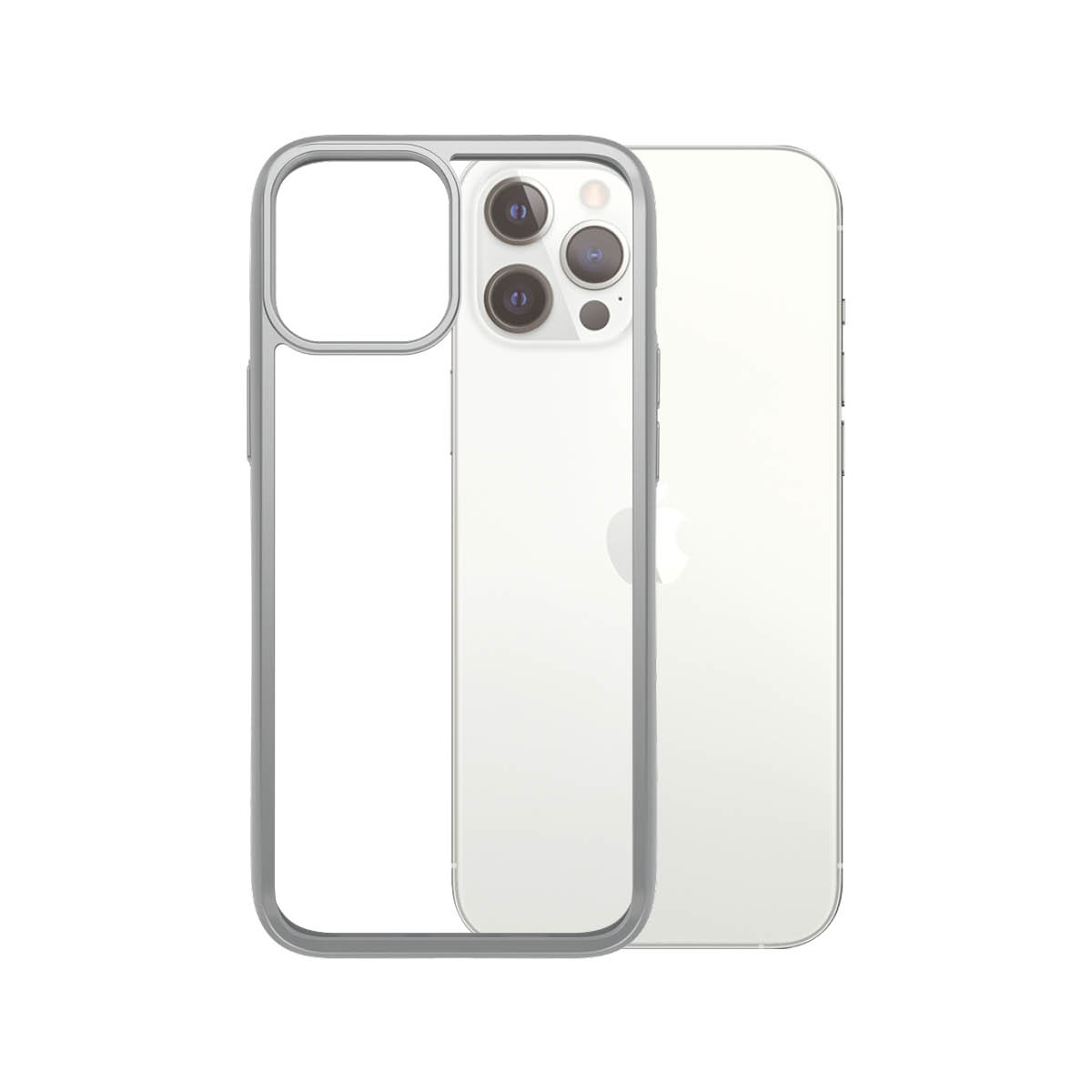PanzerGlass ® ClearCaseColor™ iPhone 12 Pro Max - Satin Silver Limited Edition – image 2