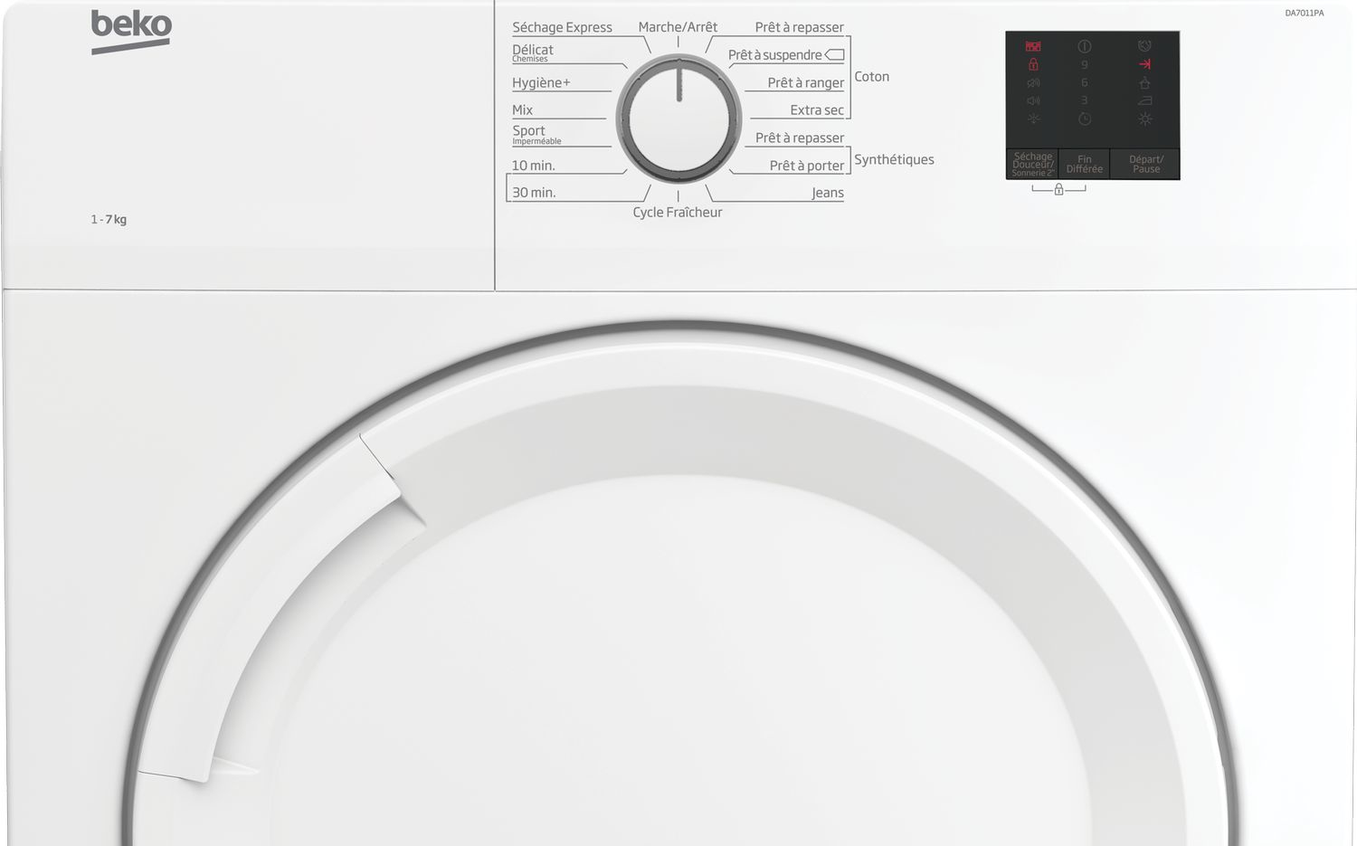 Beko DA7011PA tumble dryer Freestanding Front-load – image 2