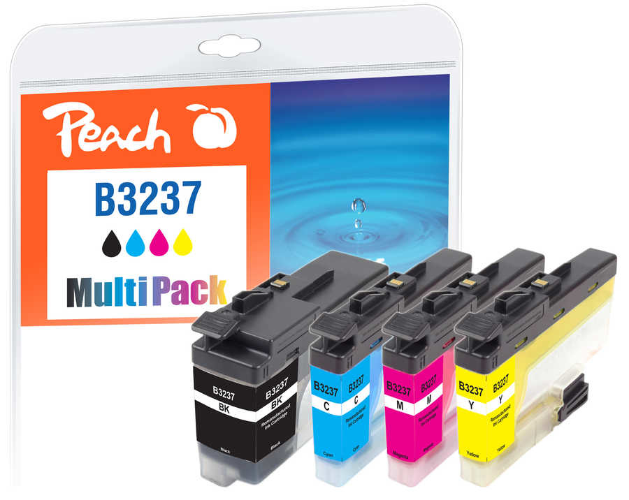Peach PI500-322 ink cartridge 4 pc(s) Compatible Standard Yield Black, Cyan, Magenta, Yellow