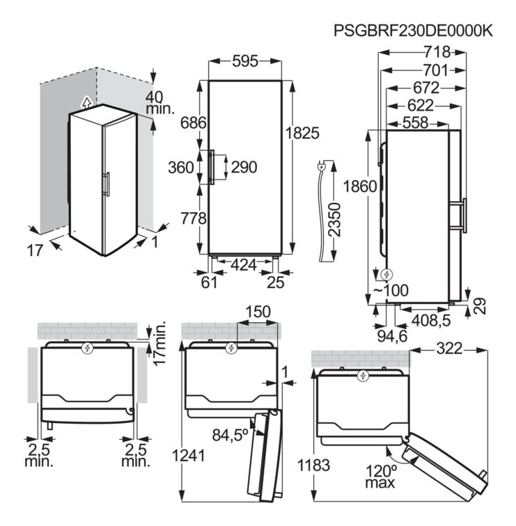 AEG AC3802 fridge Freestanding – image 3