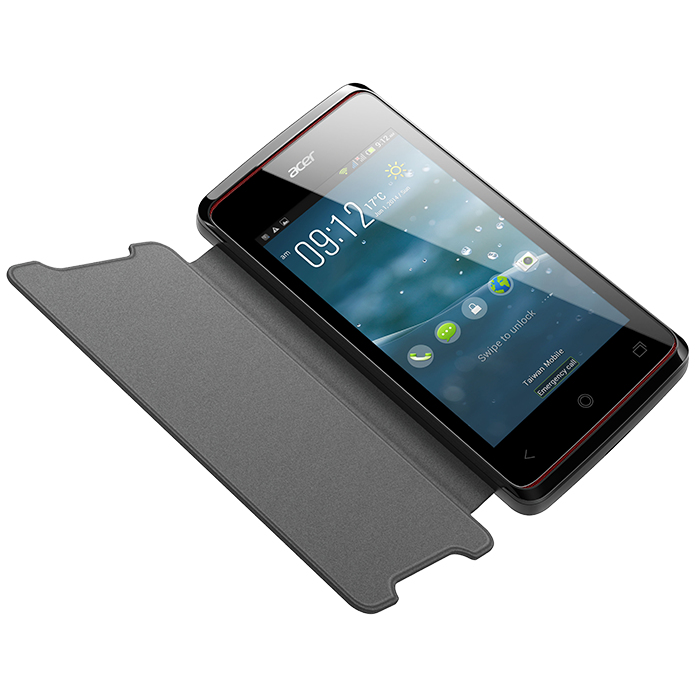 Acer Liquid Z200 Flip Cover Black – image 2