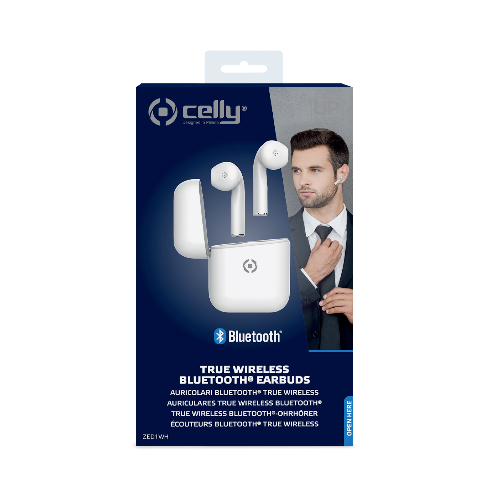 Celly Zed1 Headset Wireless In-ear Calls/Music Bluetooth White – image 6