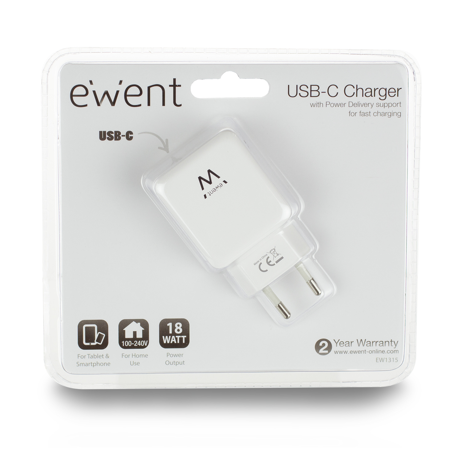 Ewent EW1315 mobile device charger Smartphone, Tablet White AC Indoor – image 5