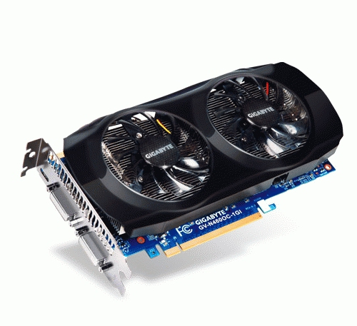 GIGABYTE GV-N460D5-768I-B graphics card NVIDIA GeForce GTX 460 – image 2