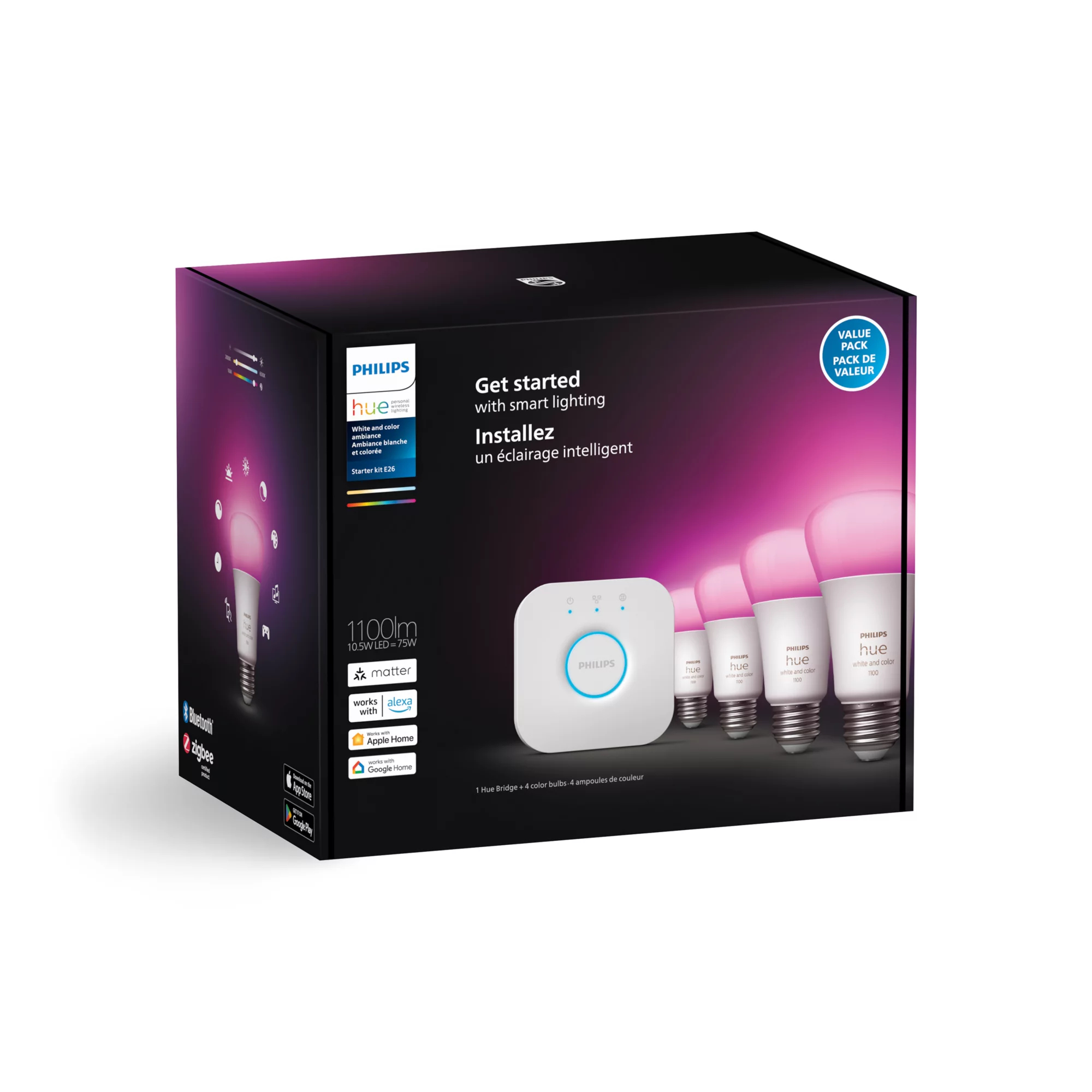 Philips by Signify Philips Hue White and colour ambience 046677563301 smart lighting Bluetooth/Zigbee – image 3