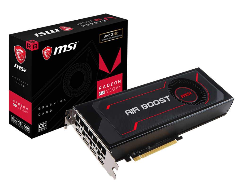 MSI RADEON RX VEGA 56 AIR BOOST 8G OC – image 1