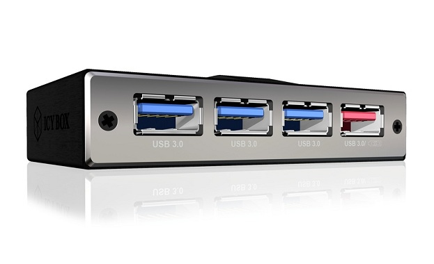 ICY BOX IB-AC617 USB 3.2 Gen 1 (3.1 Gen 1) Type-A 5000 Mbit/s Black – image 4