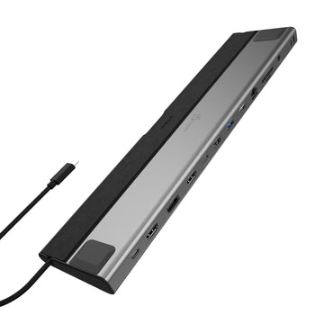 j5create JCD554 laptop dock/port replicator Wired USB4 Black, Grey – image 2