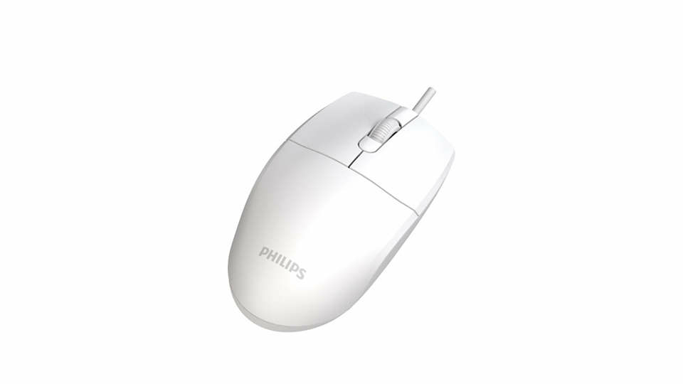 Philips 2000 series SPK7247W/93 mouse Universal Ambidextrous USB Type-A Optical 1200 DPI – image 2