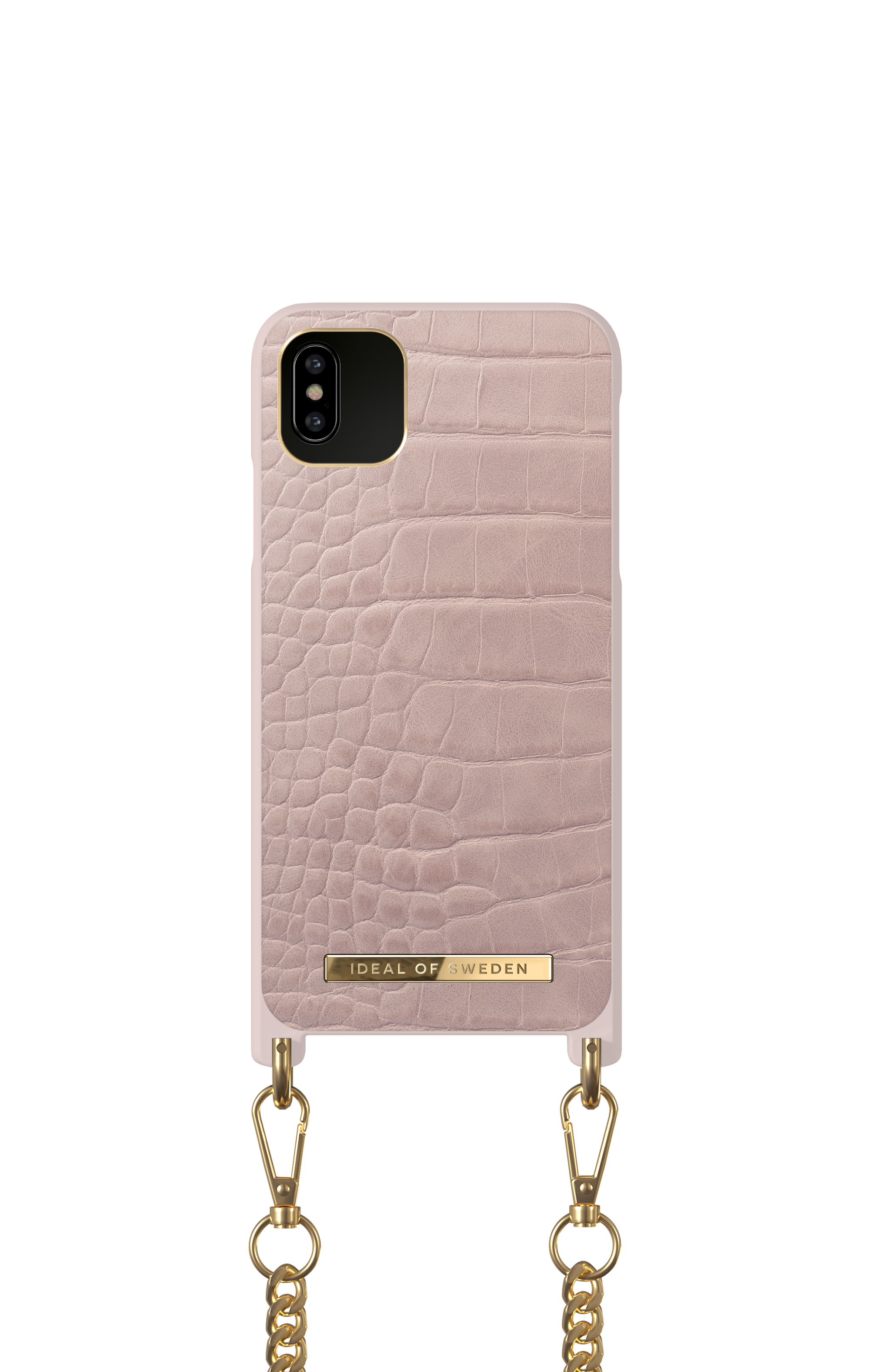 iDeal of Sweden Atelier Necklace Case iPhone 11PM/XSM Misty Rose Croco – image 4