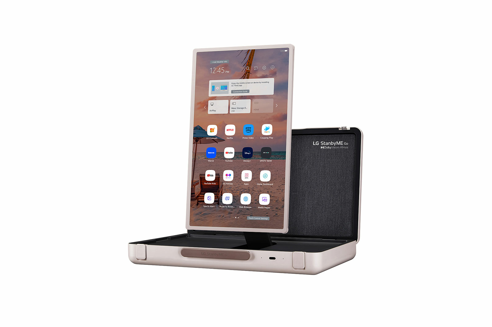 LG 27LX5QKNA.APD portable TV/monitor Portable monitor Aluminium – image 2