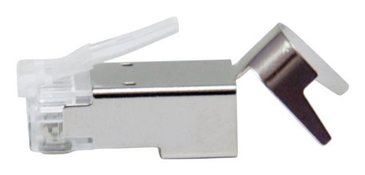 Equip Stecker Cat8.1 geschirmt   RJ45          50Stk  silber Netzwerkzubehör