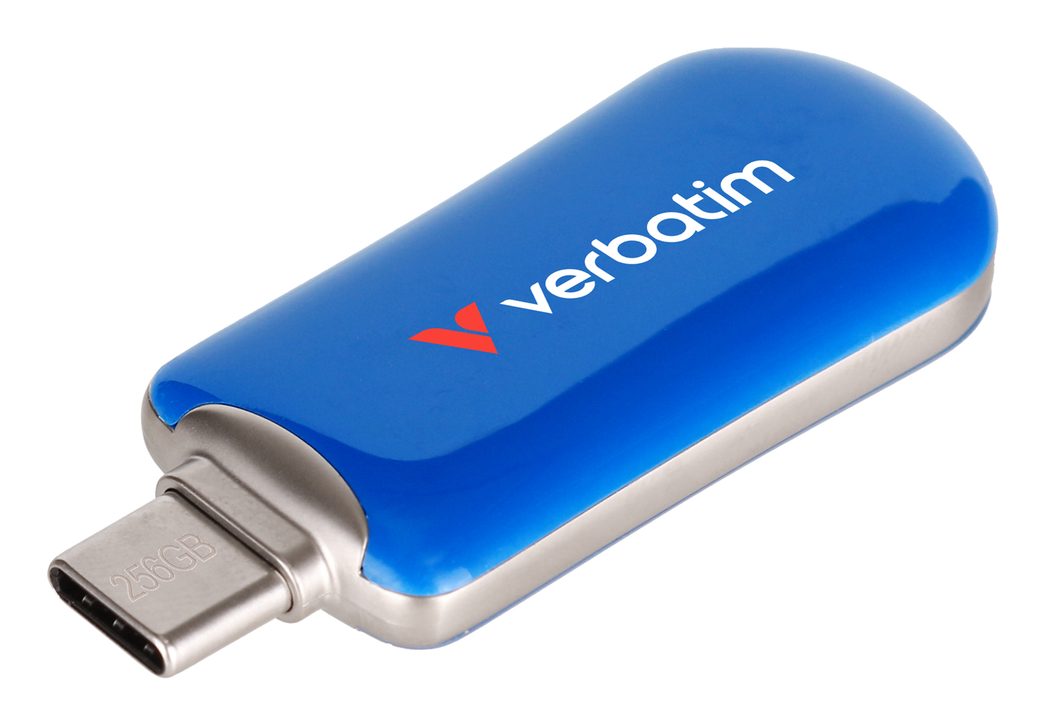Verbatim Plectra USB-C Flash Drive Blue – image 2
