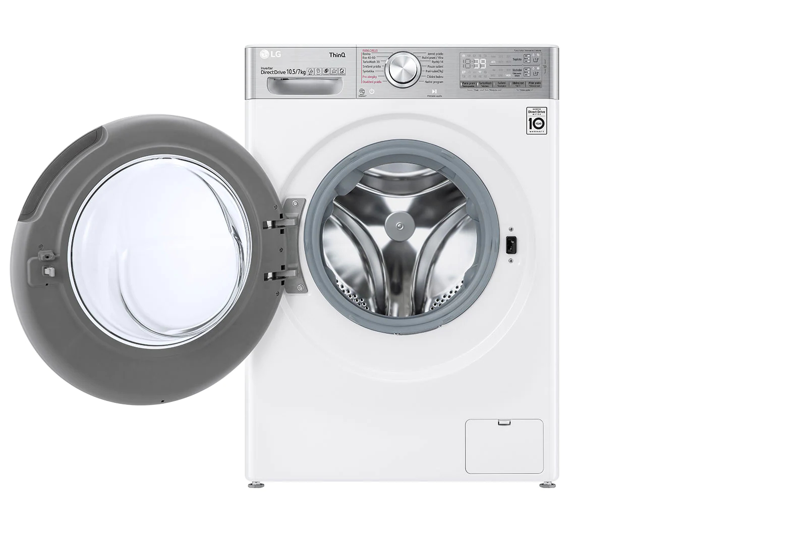 LG F104DV9RD2E washer dryer Freestanding Front-load White – image 2