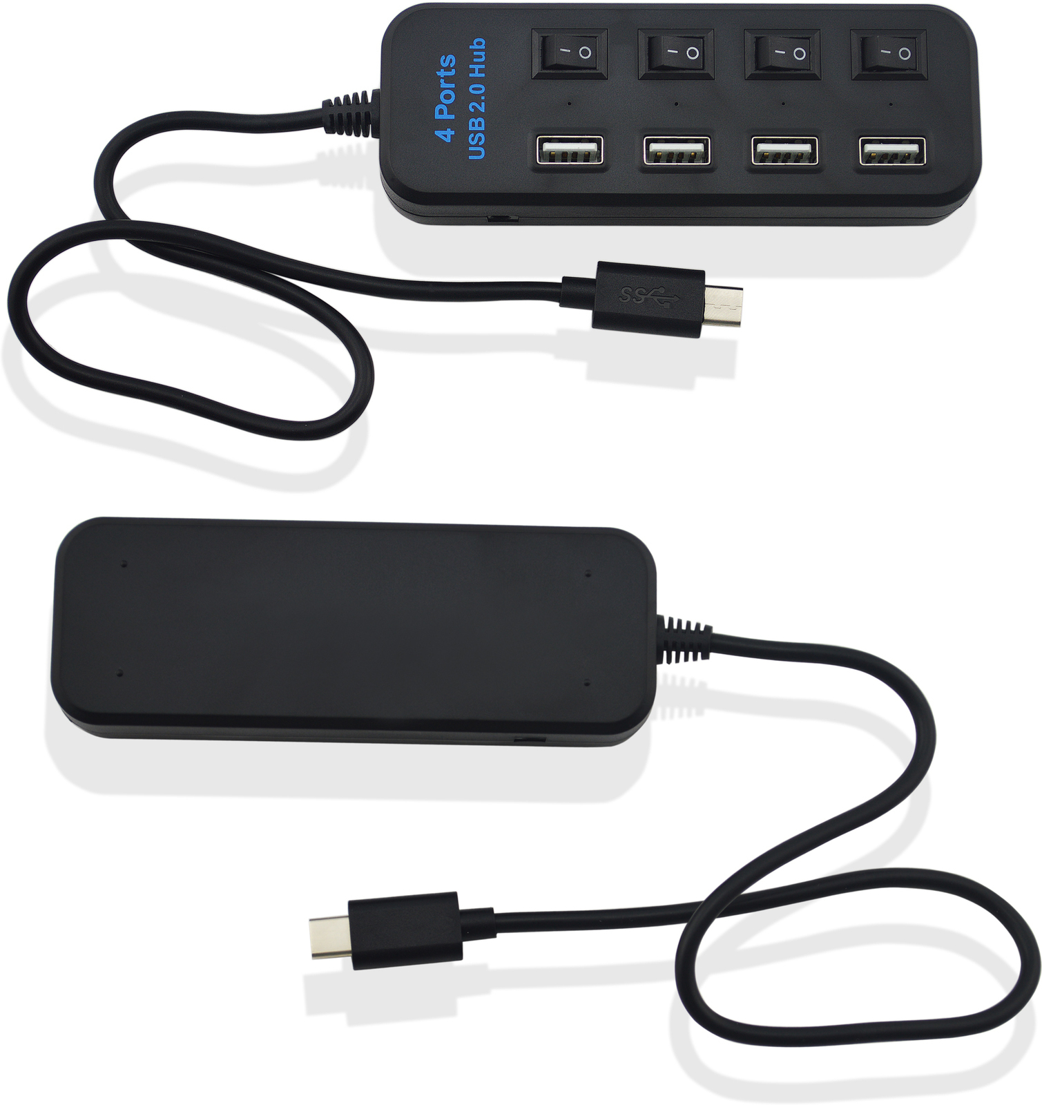 CoreParts MSPPU31004 interface hub USB 2.0 Micro-B 480 Mbit/s Black