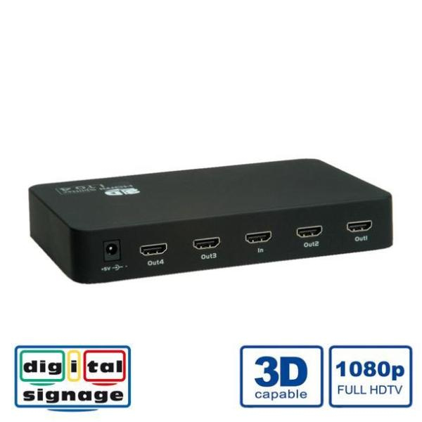 Nilox ZRO14993506 video splitter HDMI 4x HDMI – image 2