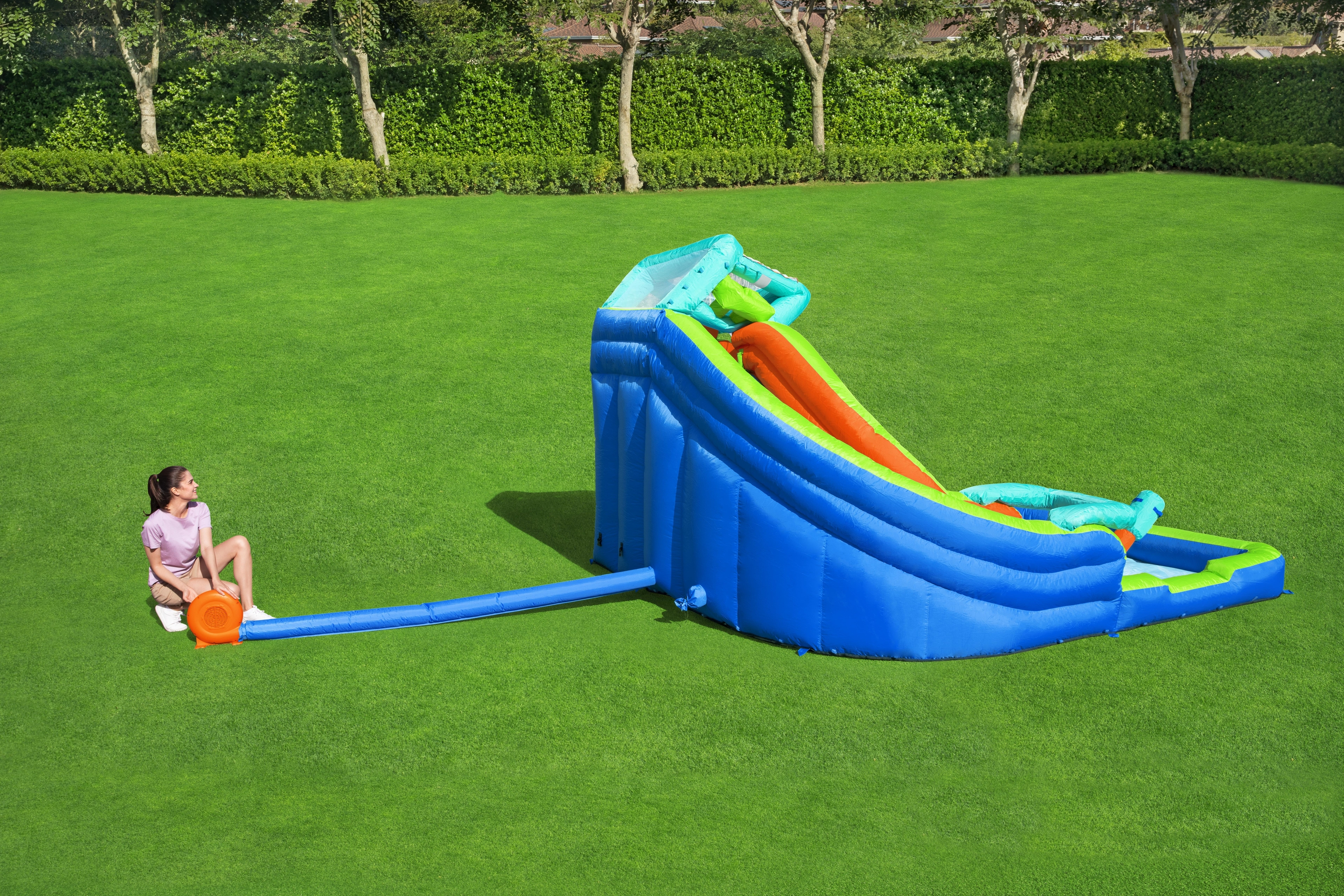 Resim H2OGO! Turbo Splash Çocuk Şişme Mega Su Parkı 2,7 m