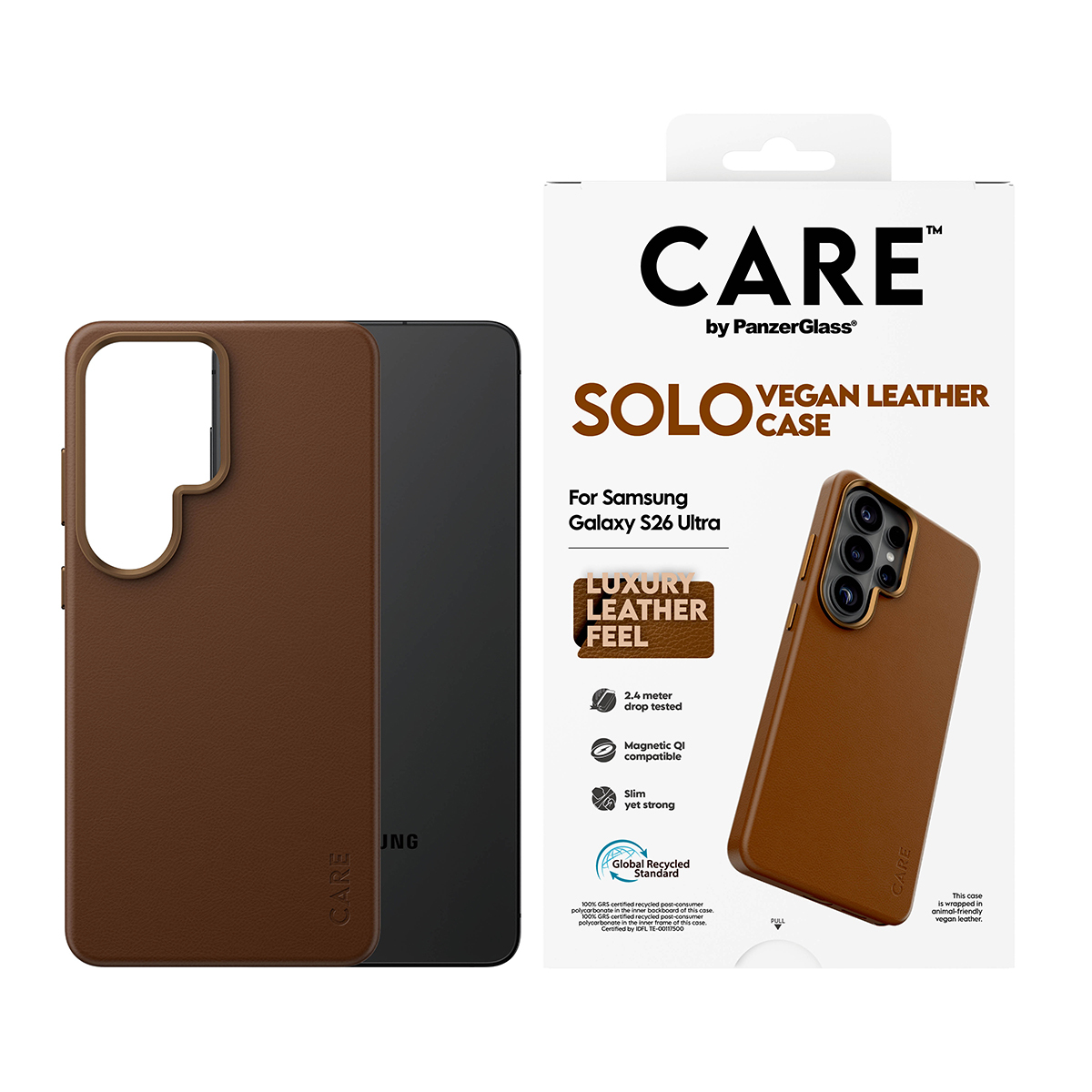 PanzerGlass CARE™ by PanzerGlass® Solo Case Brown w. Qi Samsung Galaxy S26 Ultra – image 2