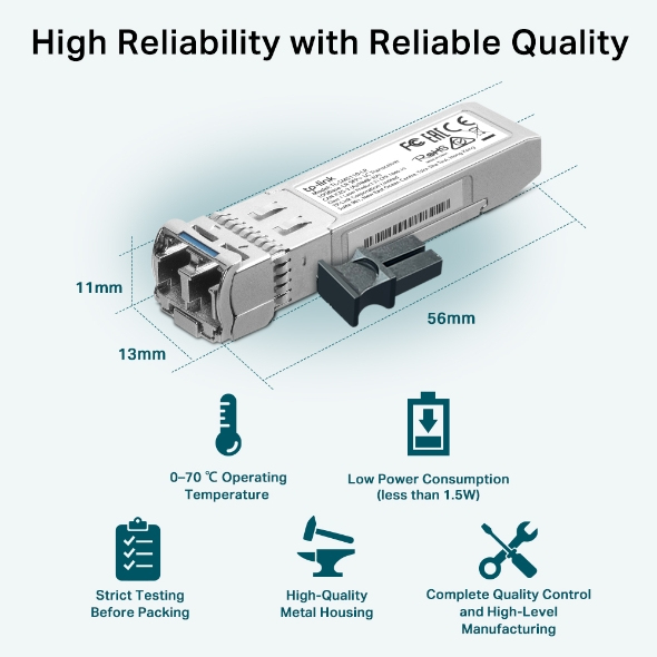 TP-Link Omada 10Gbase-LR SFP+ LC Transceiver – image 7