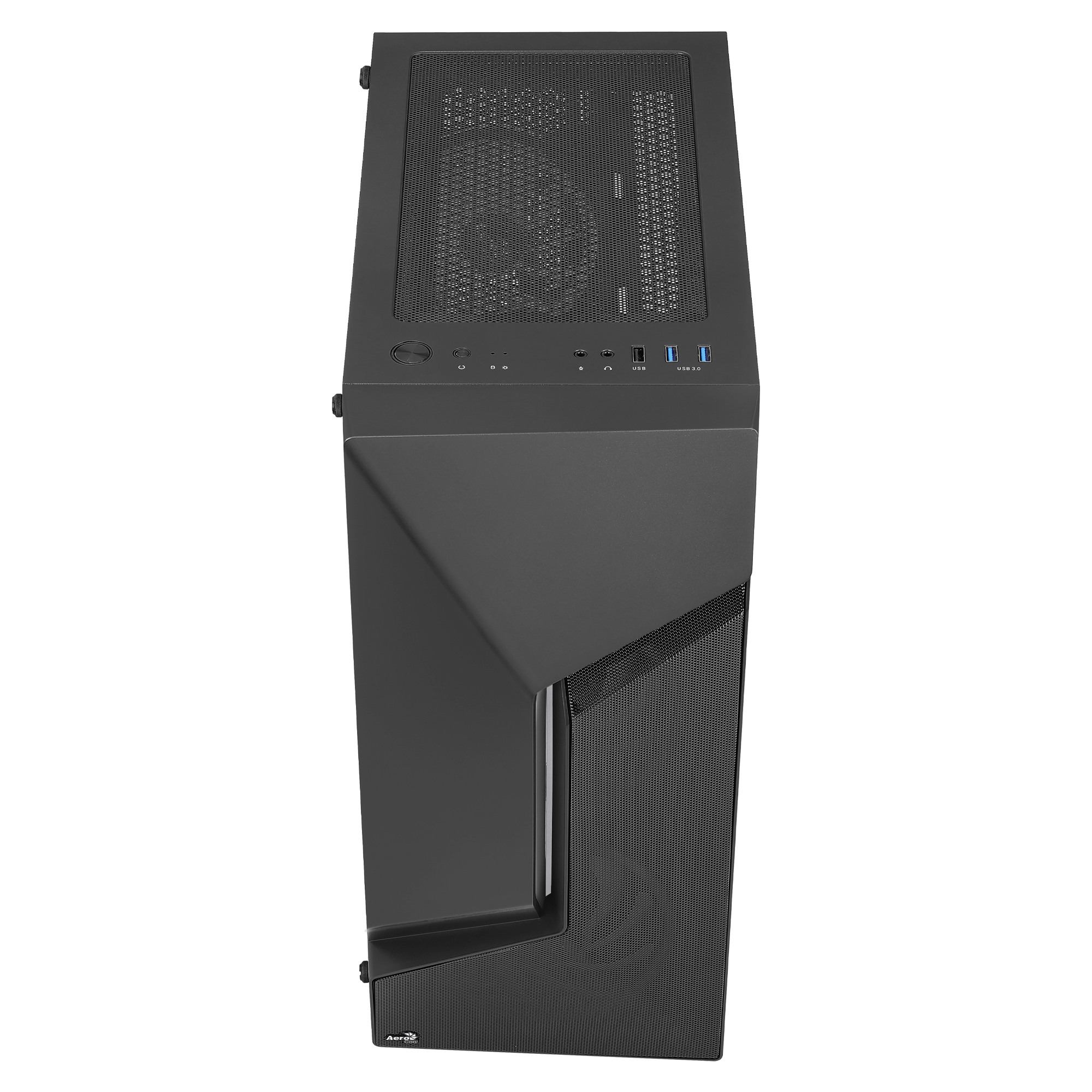 Aerocool SCAPEBKV3 Gaming ATX Case Front RGB LED Tempered Glass 3x ARGB Fans Black – image 4