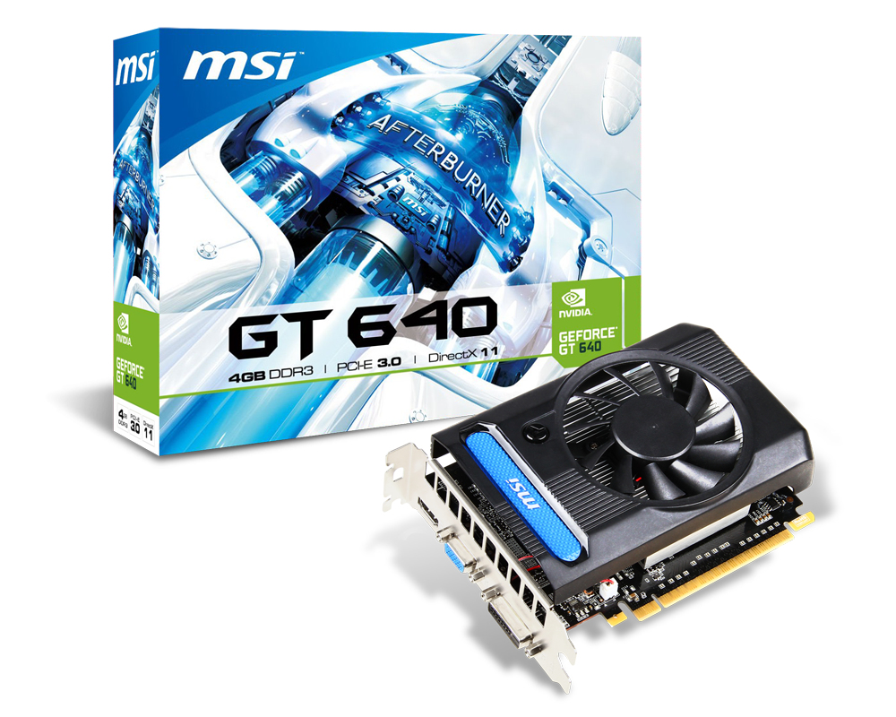 MSI V809-440R graphics card NVIDIA GeForce GT 640