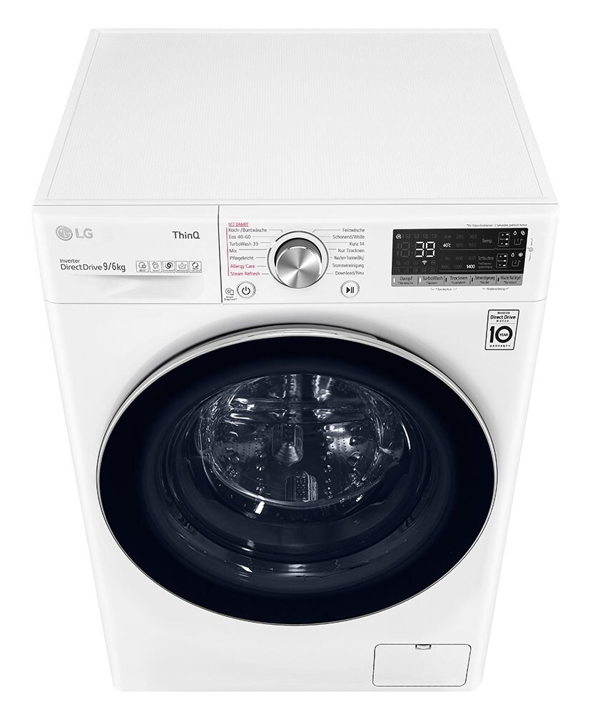 LG V7WD96AT2 washer dryer Freestanding Front-load White – image 9