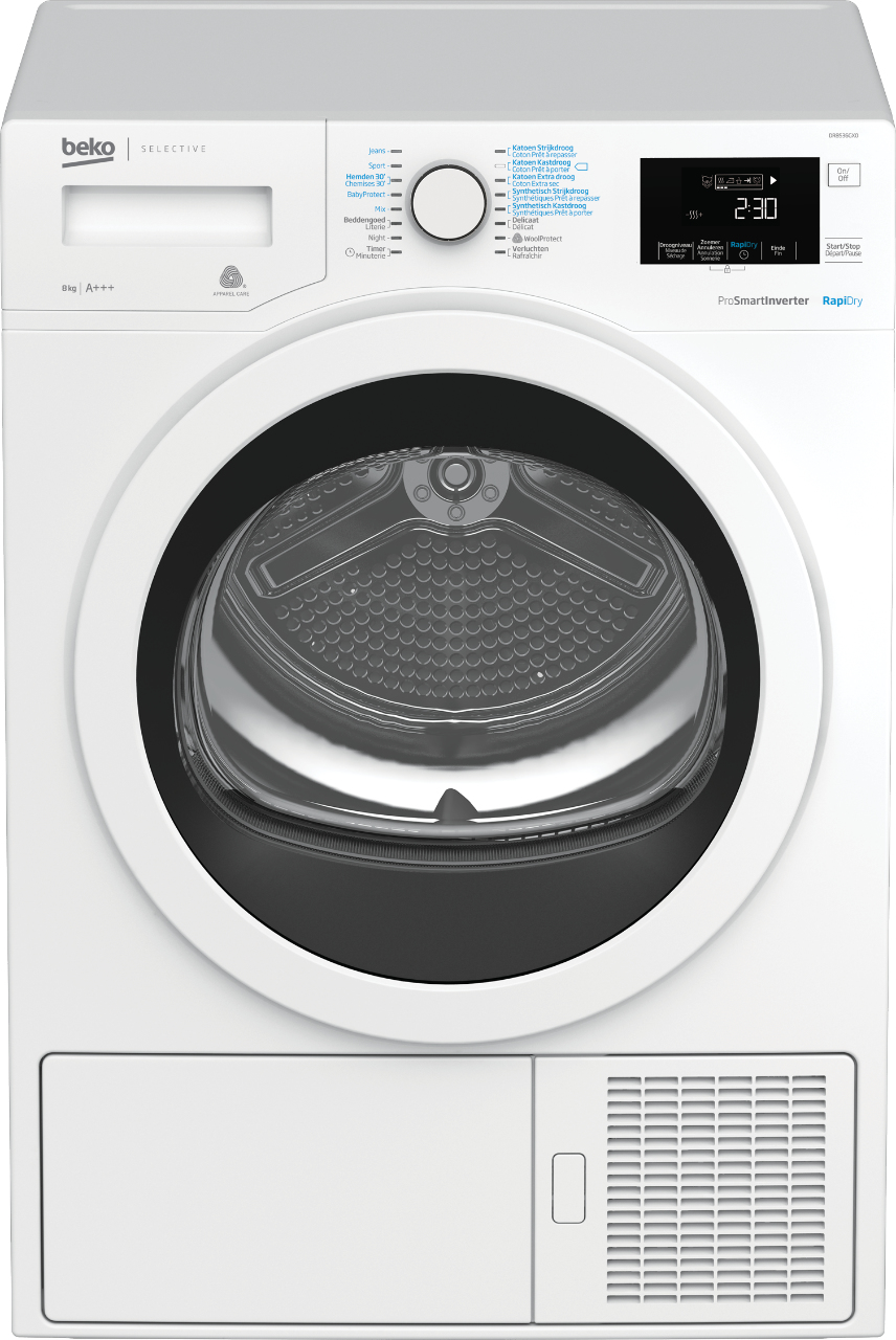Beko DR8536GX0 tumble dryer Freestanding Front-load