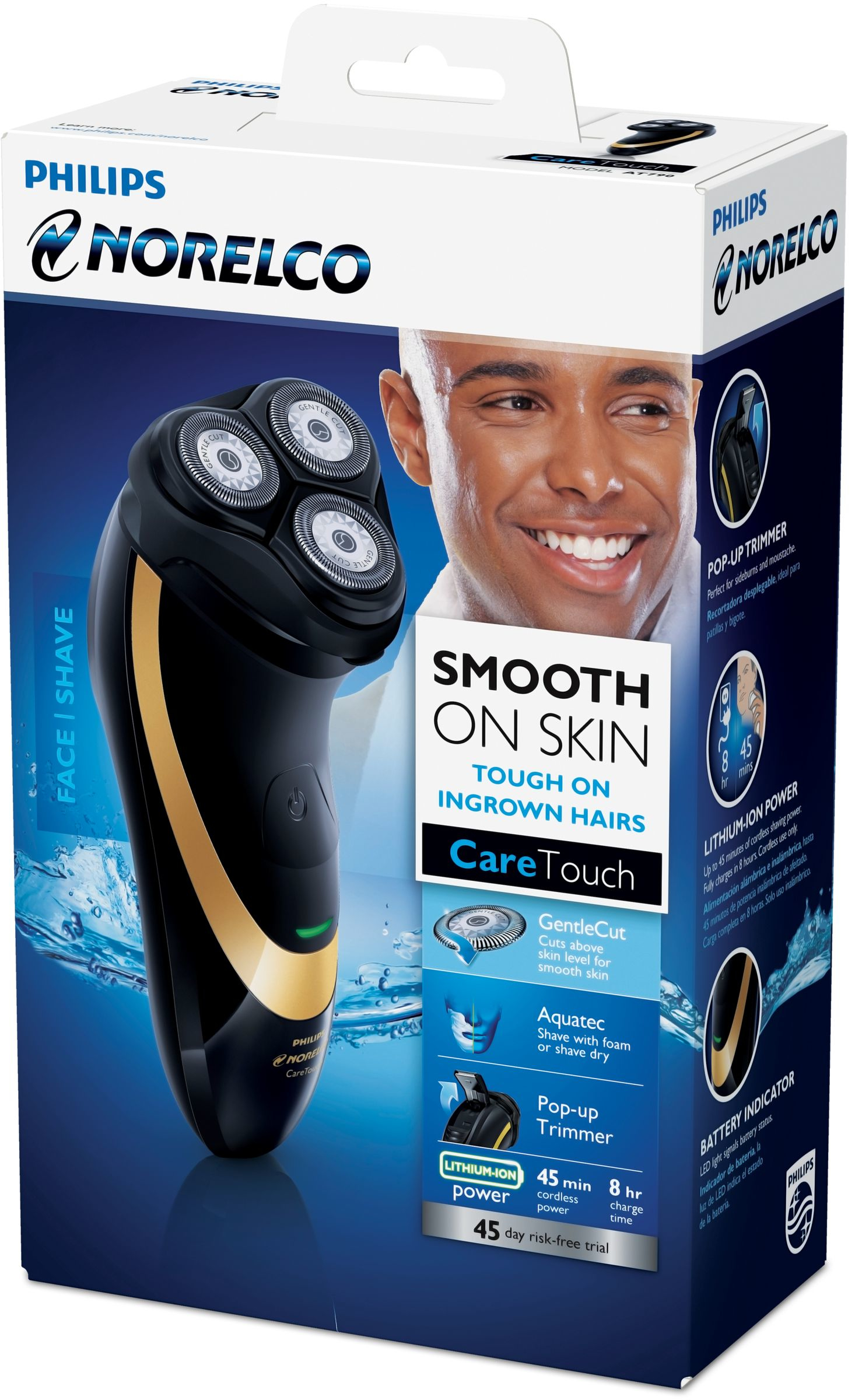 Philips Norelco Aquatec Wet & Dry electric razor AT790/40 – image 4