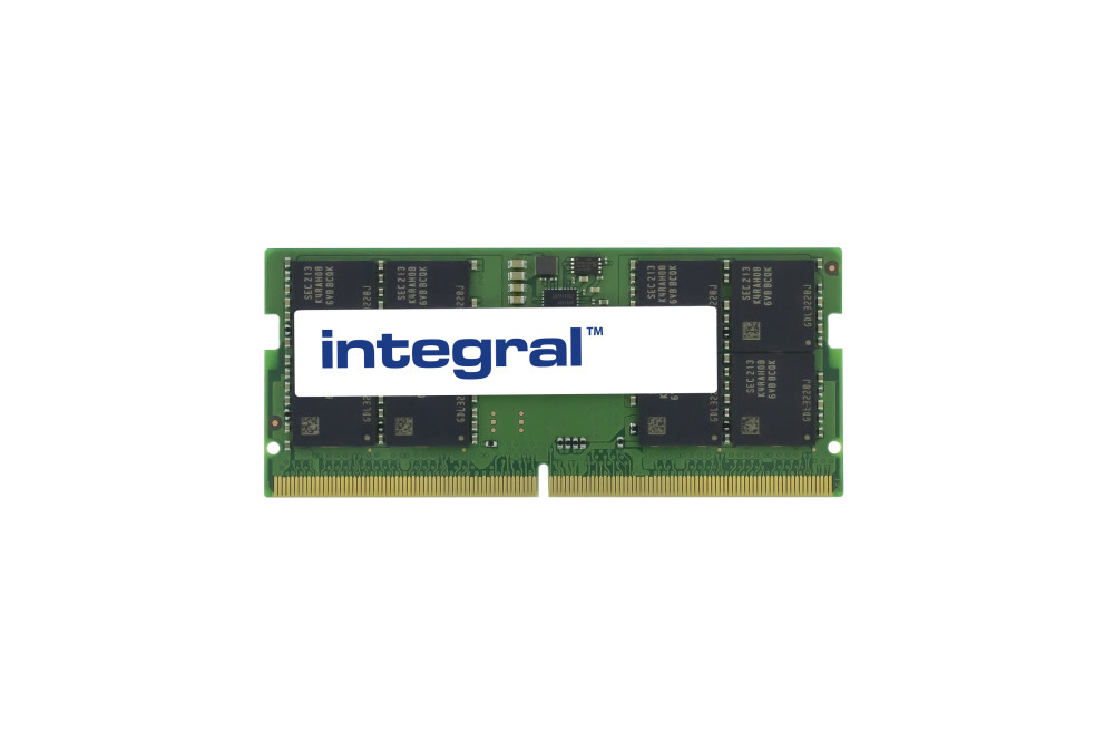 Integral 16GB LAPTOP RAM MODULE DDR5 4800MHz PC5-38400 UNBUFFERED NON-ECC SODIMM