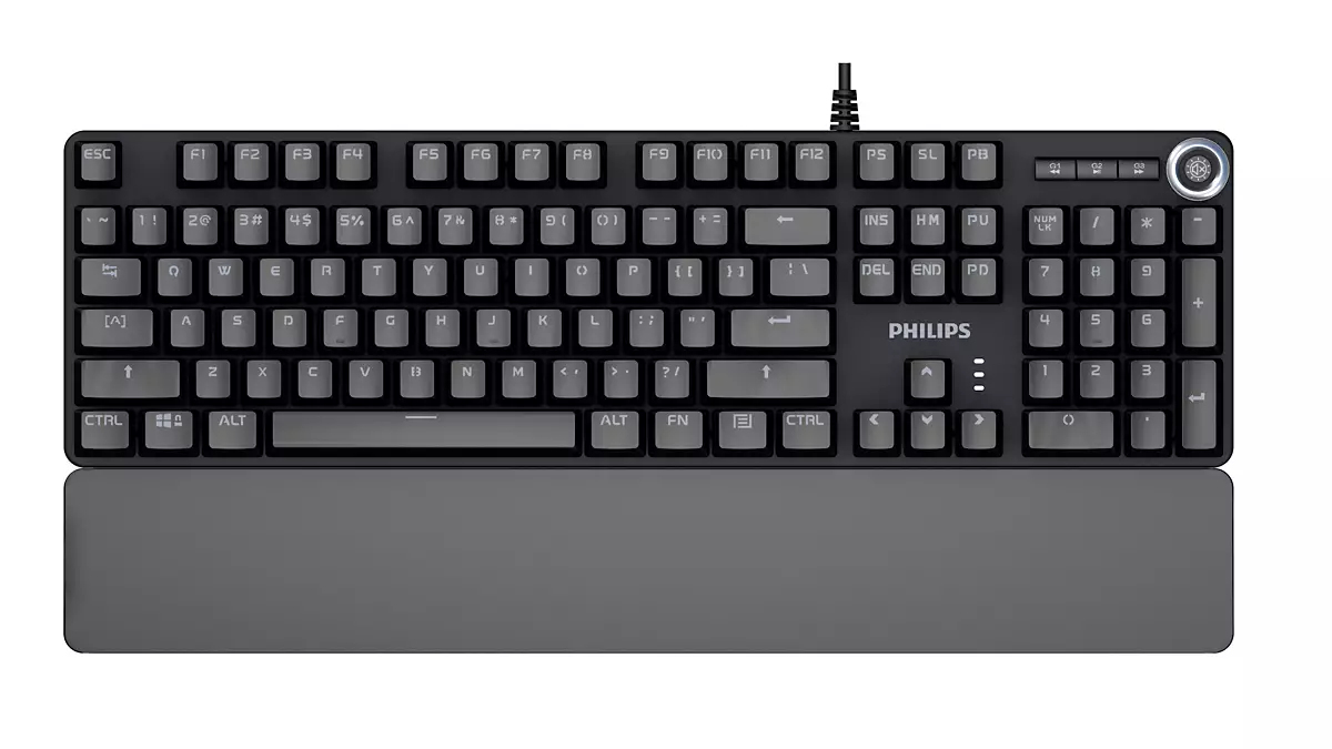 Philips SPK8605/00 keyboard Gaming USB QWERTY Black – image 1