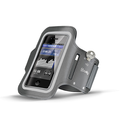 Celly ARMBAND02 mobile phone case Armband case Grey