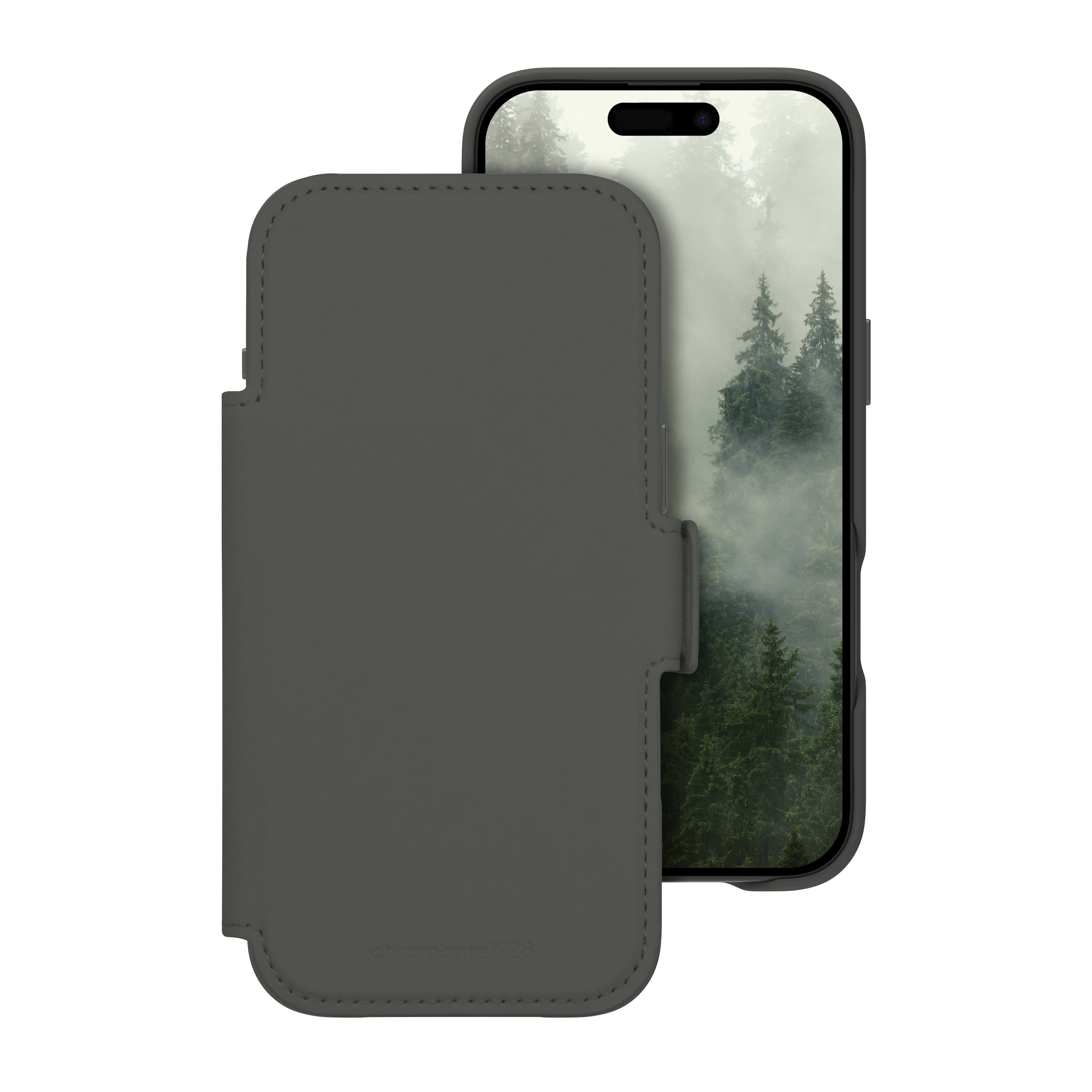 dbramante1928 Lynge - Flip cover for mobile phone - MagSafe compatibility - forest shadow - for Apple iPhone Air