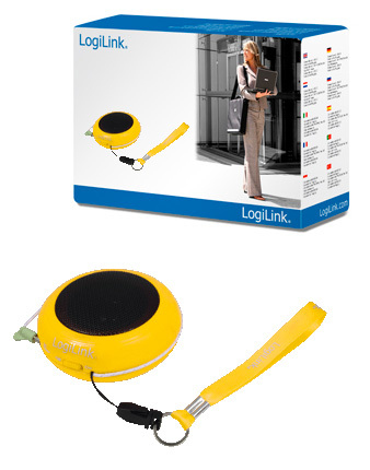 LogiLink SP0017 portable/party speaker Yellow – image 2