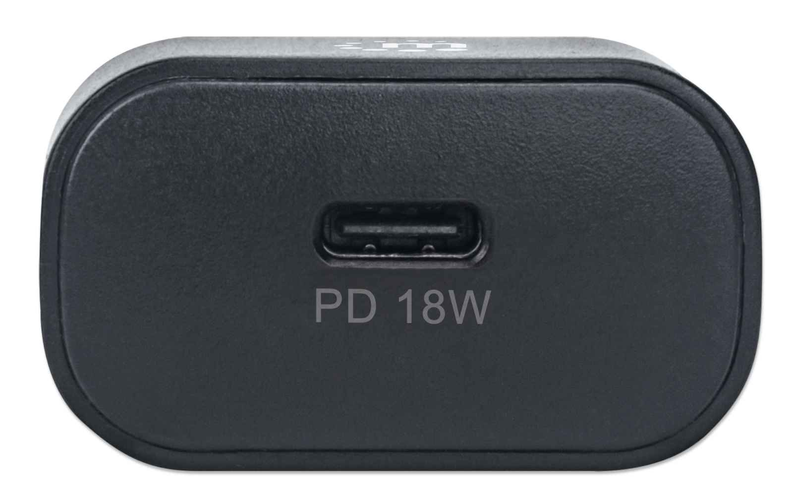 Manhattan Wall/Power Mobile Device Charger (Euro 2-pin), USB-C Port, up to – image 3