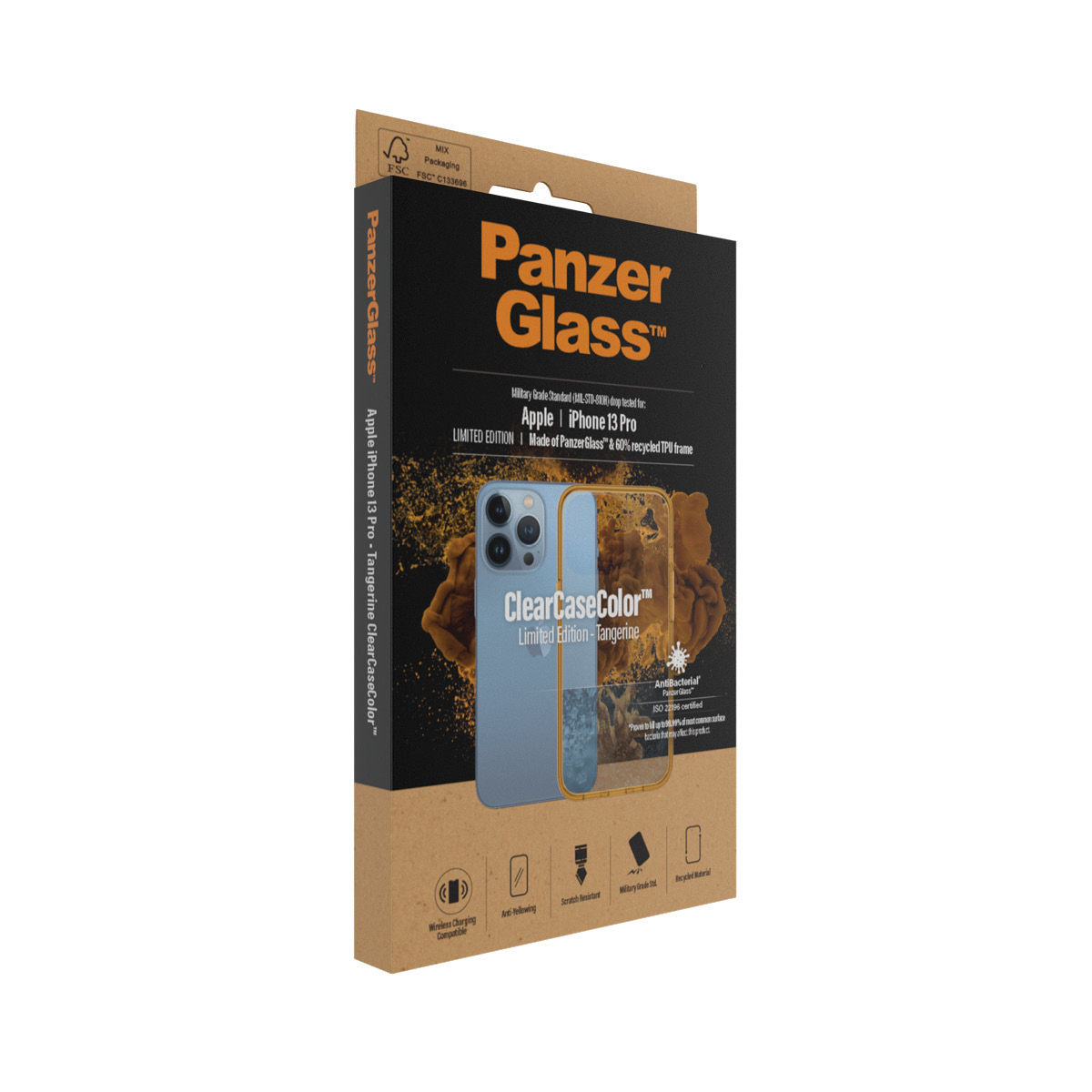 PanzerGlass ® ClearCaseColor™ iPhone 13 Pro - Tangerine – image 4