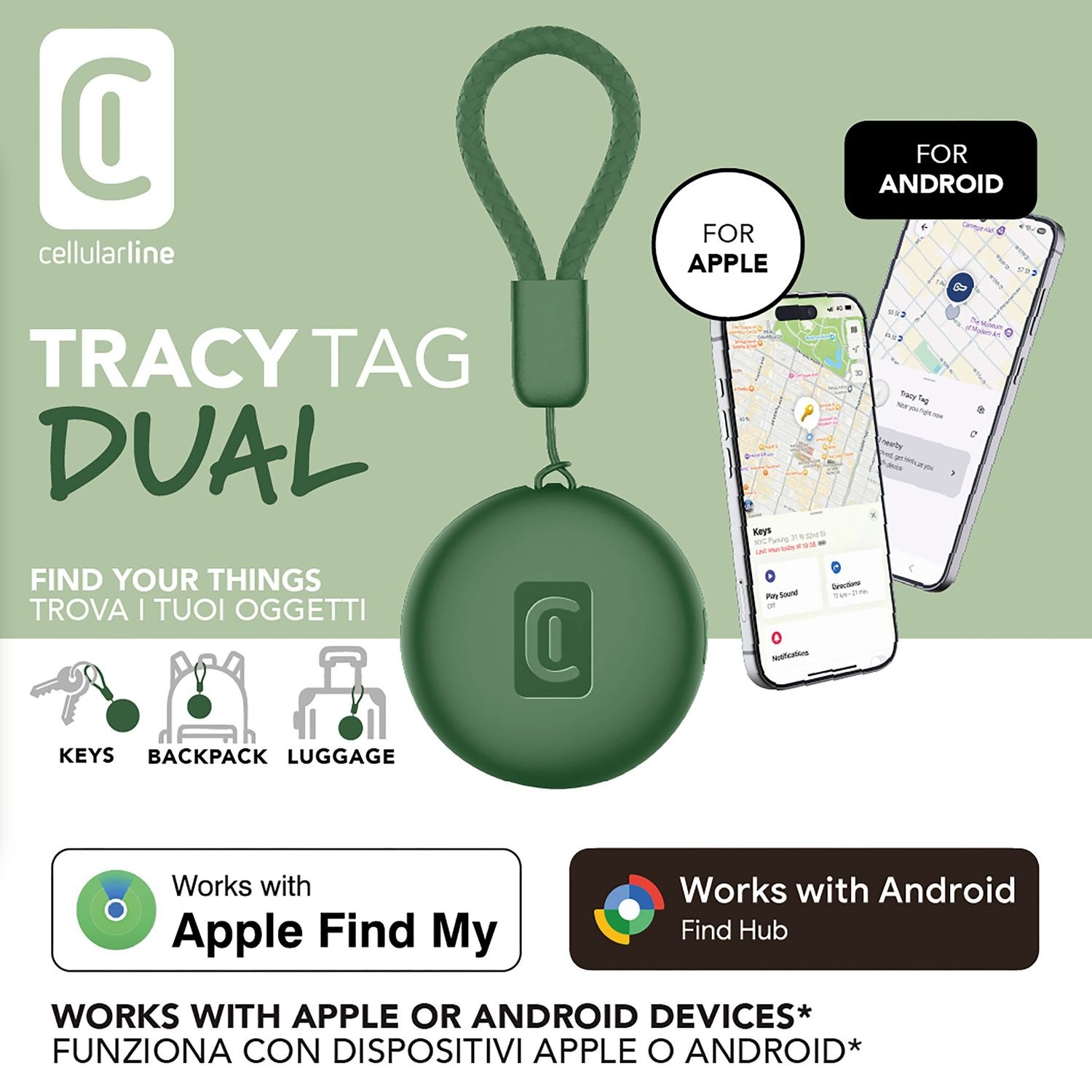 Cellularline TRACY TAG DUAL FOR IOS - ANDROID DEVICES – image 8