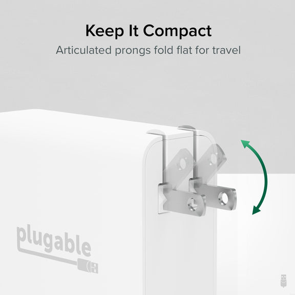 Plugable Technologies PS-EPR-140C1 mobile device charger Universal White AC Fast charging Indoor – image 9
