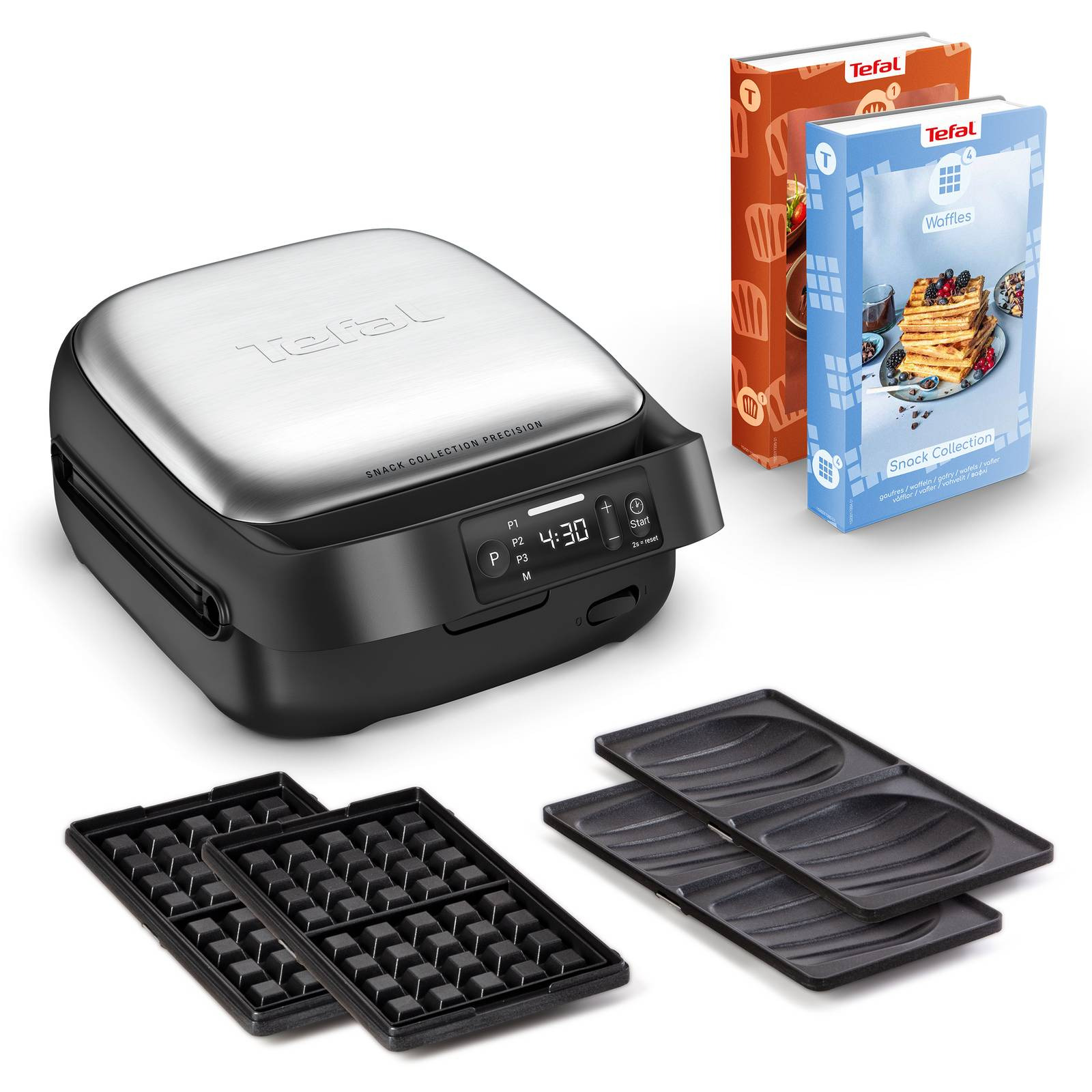 Tefal SW873BF0 sandwich maker Grey – image 1