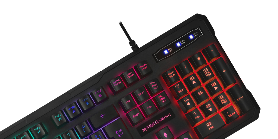 Mars Gaming MK218 keyboard USB QWERTY Russian Black – image 2