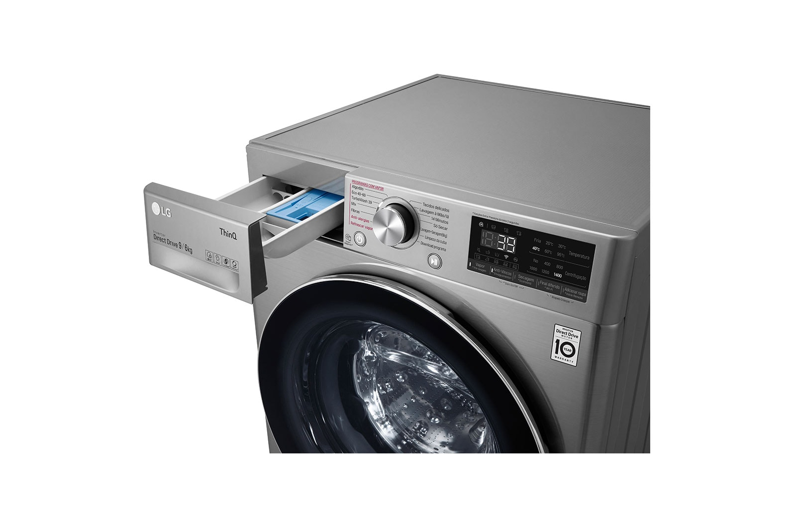 LG F4DV7009S2S washer dryer Freestanding Front-load Stainless steel – image 5